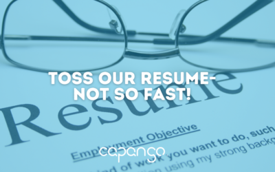 Toss Your Resume – Not So Fast!